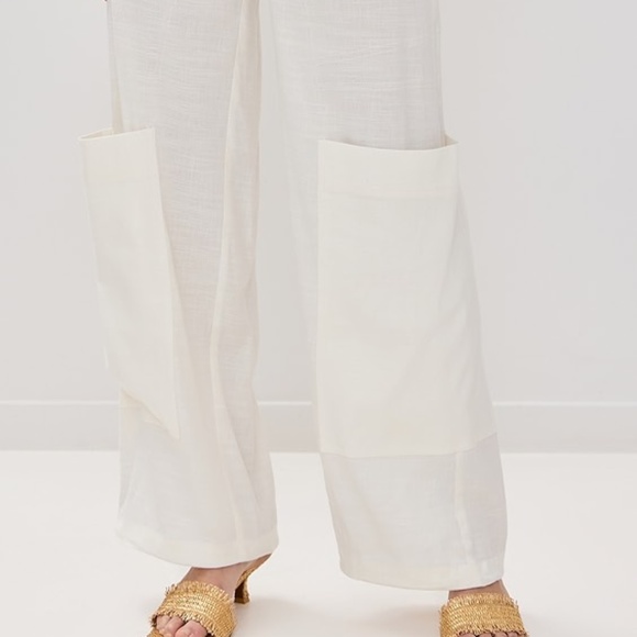 CULT GAIA WYNN PANT CARGO PANTS OFF WHITE - Picture 4 of 6